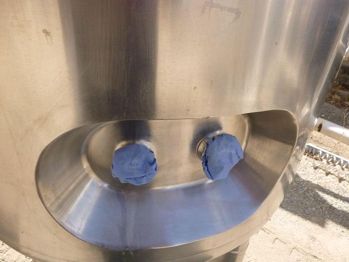 Used Tank, 79 Gallon, 316L Stainless Steel, Jacketed, 50 PSI, Fermenter, C #L744278