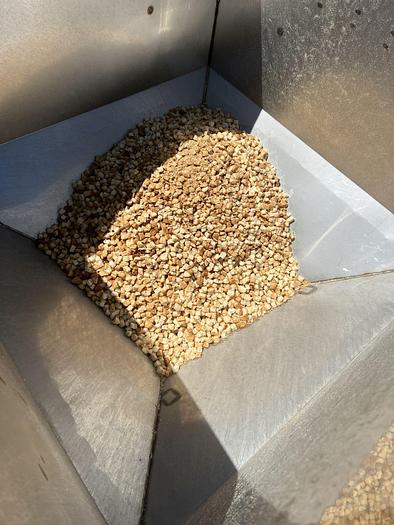 Used Hopper, 100 Cubic Feet, Stainless Steel, 5' x 5' x 5'6", Portable #S744621