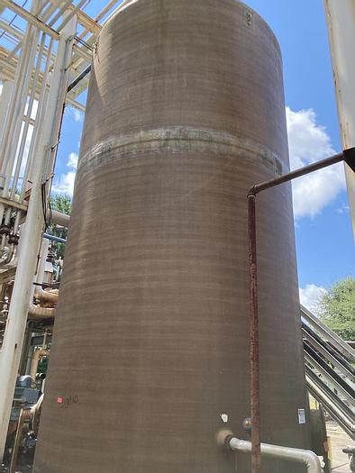 Used Used Design Tanks 33,000 gallon vertical fiberglass storage tank