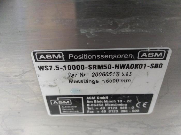 Gebraucht Wegmesssystem Posiwire WS7.5-10000-SRM50-HWA0K01-SB0, ASM