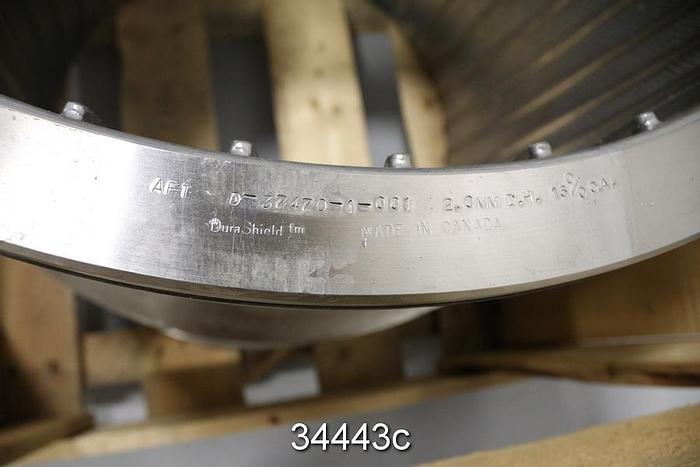 Used Black Clawson UV300 Screen Basket, .078" Holes #34443