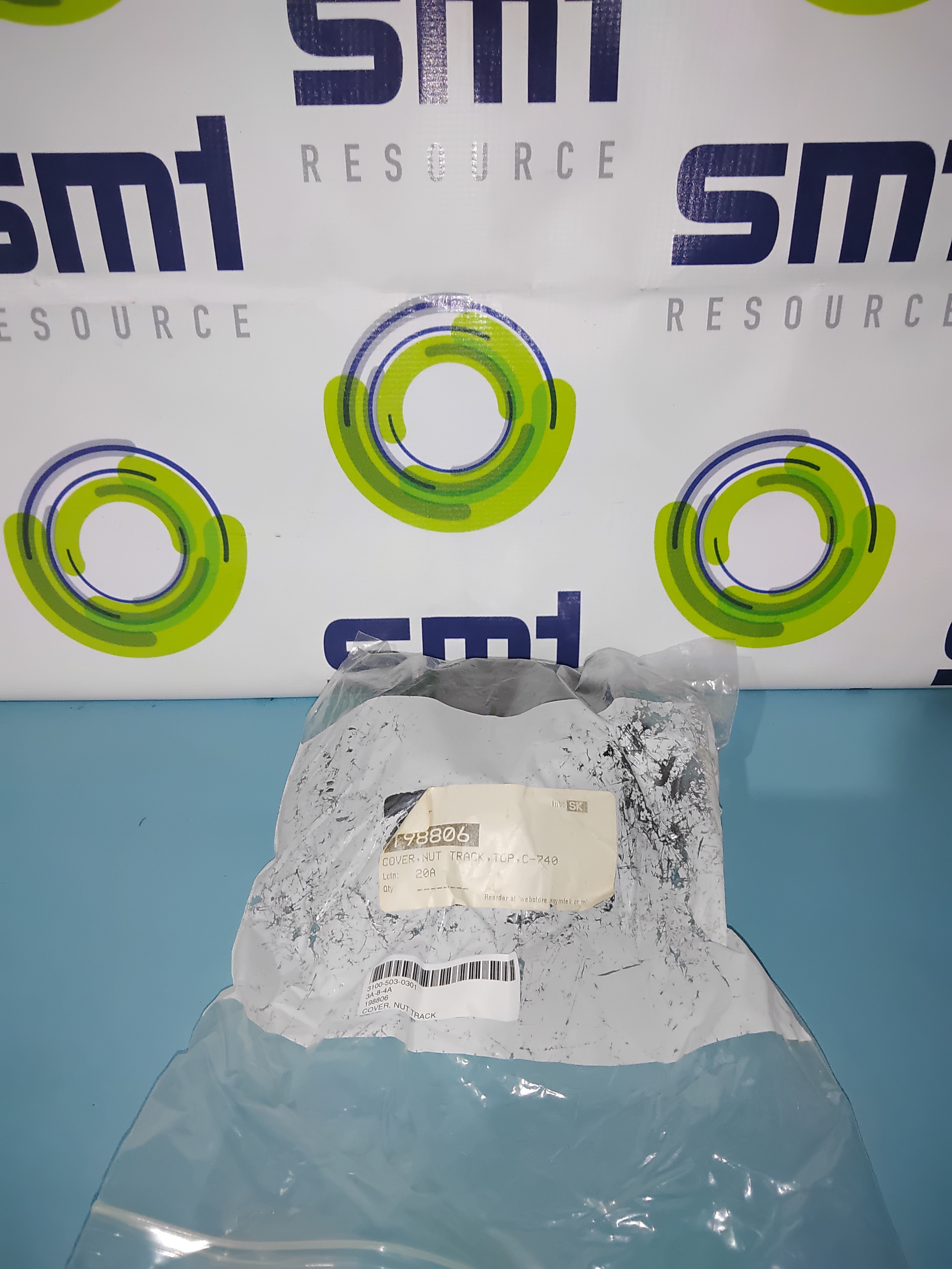 Cover Nut Track for Asymtek, X-1010 & X-1020 Dispenser
