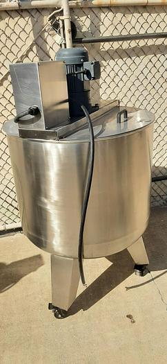 Used Tank, 100 Gallon, S/st, Agit, 32" x 25", FT/DB #S744476