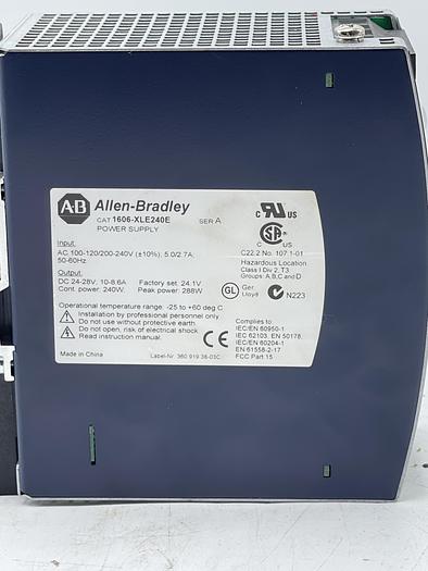 Used AB ALLEN BRADLEY 1606-XLE240E