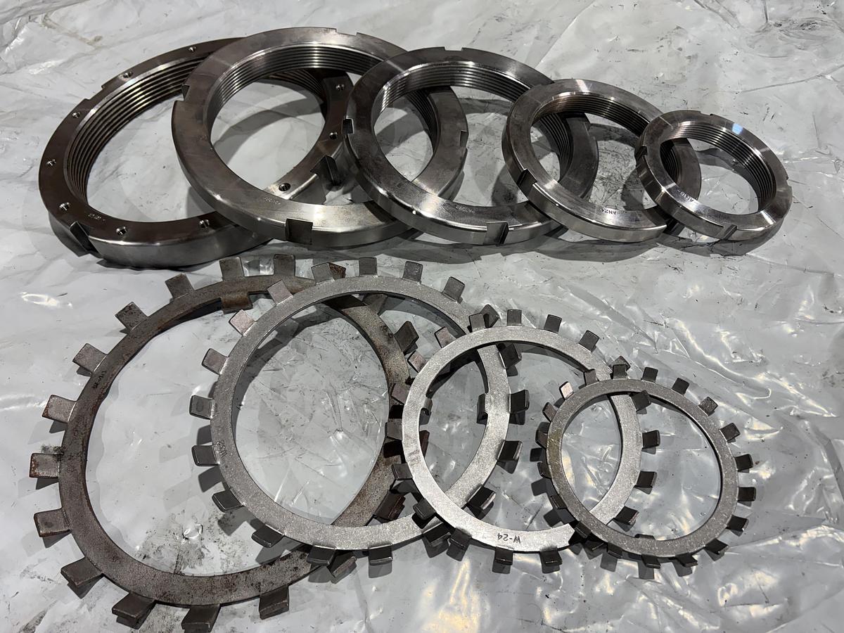 Rotor Lock Nuts & Washer