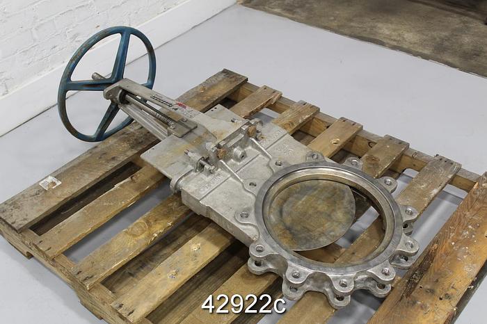 Used Dezurik 12" Hand Operated Knife Gate Valve #42922