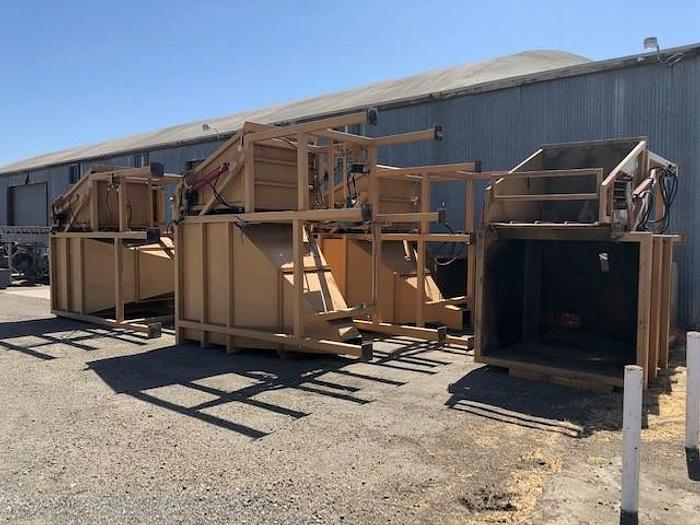 Used Grossi Hydraulic Bin Dumper