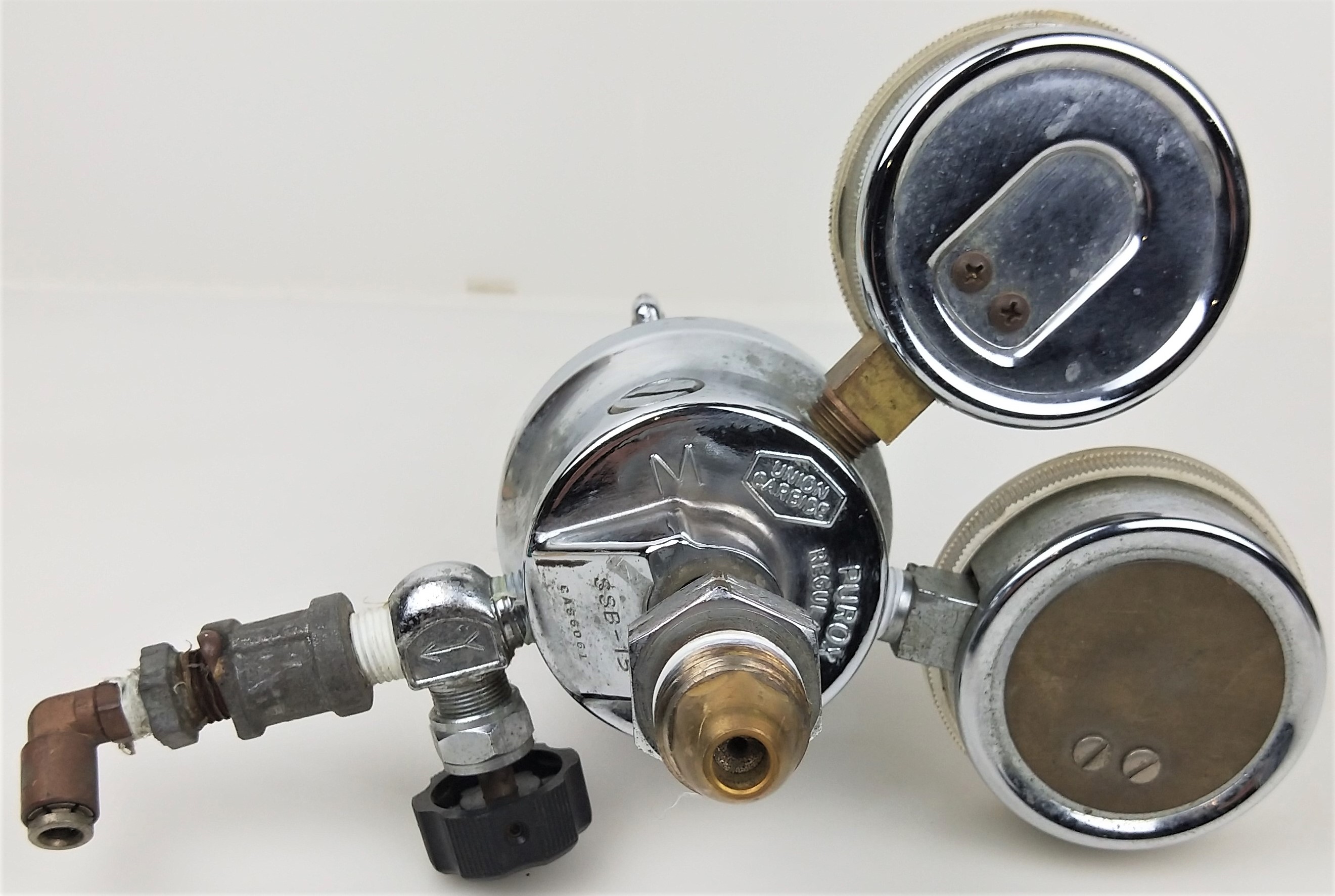 Used Union Carbide Purox CGA-510 Regulator with Gauges