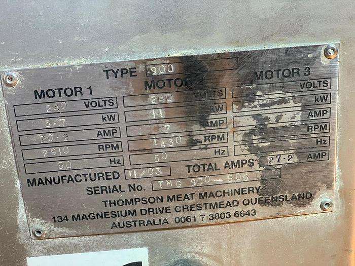 Used THOMPSON MIXER GRINDER
