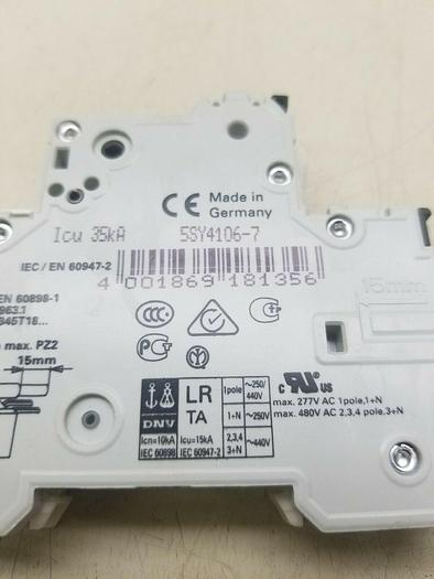 Used SIEMENS 5SY4106-7