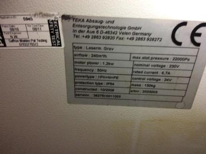 Used 2007 Gravograph LS900 Co2 Laser Marker