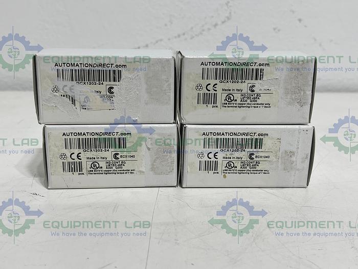 Lot of 2-Automation Direct  GCX 1202-24 Green Push Button