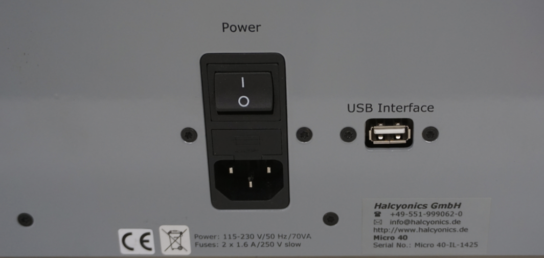 Used Halcyonics  Micro 40 active vibration isolation platform 17.6"x16"