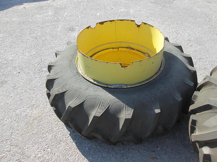 Used Firestone 16.9-30 Tractor Tires And Rims