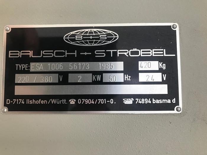 Used Bausch & Stroebel Vial & Ampoule Labeller