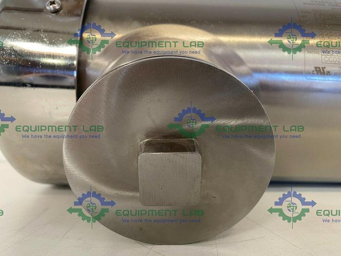 Used Stainless Motors PE2C02N04B1TOFM Stainless Steel 2 HP Washdown Duty Motor