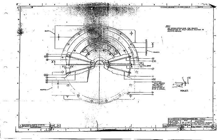 Used Voith 200VS Vertical Screen, 137 Tpd, 2284 Gpm, .010" Slots, Job No.: 5906837 #17602