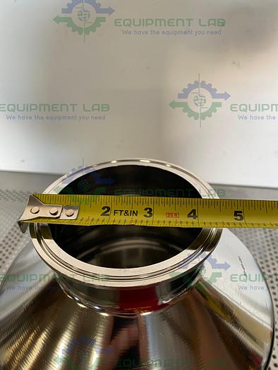 Used Eagle Stainless BTBEP-21 316L Stainless Steel 10 Liter Bottle w/ 4" Sanitary Fit