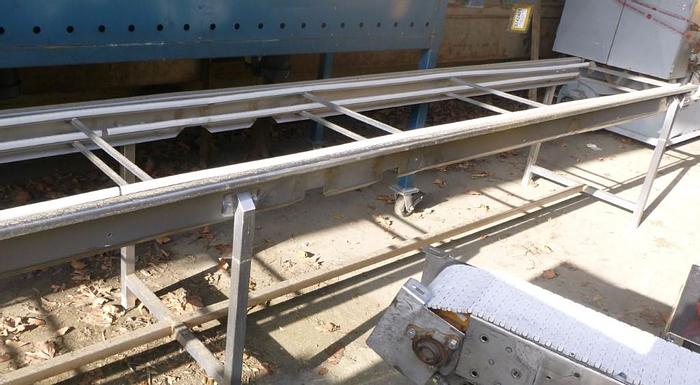 Used Conveyor, Belt, 24" x 20', S/st, Wire Mesh, Frame Only #S743773