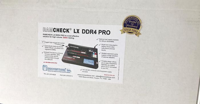 INNOVENTIONS RAMCHECK LX DDR4 PRO Memory Tester