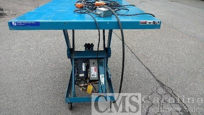 Used Electric Advance Brand Hydraulic Scissor Lift Table 72"x48" Lift Table