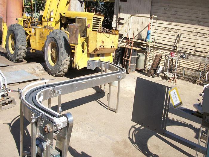 Used Conveyor, Belt, 8" x 16', Pacific, 90 Deg, Frame Only, #S738574