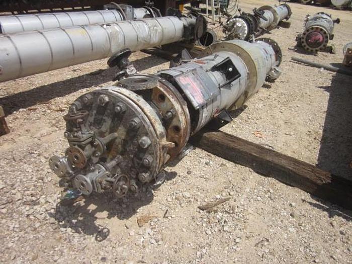 Used Used Missouri Boiler and Tank Company approximately 263 square foot 317L stainless steel vertical Shell and Tube Heat Exchanger
