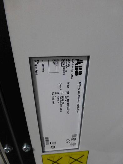 Used ABB DRIVE SYSTEM ACS880 (UNUSED NEW SURPLUS) MANUFACTURED 2018 SECTION 2 OF 4 - PENDING