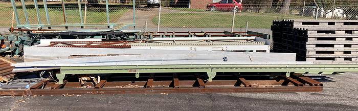 Used LOGAN POWER-BELT TROUGH SCRAP-CONVEYOR