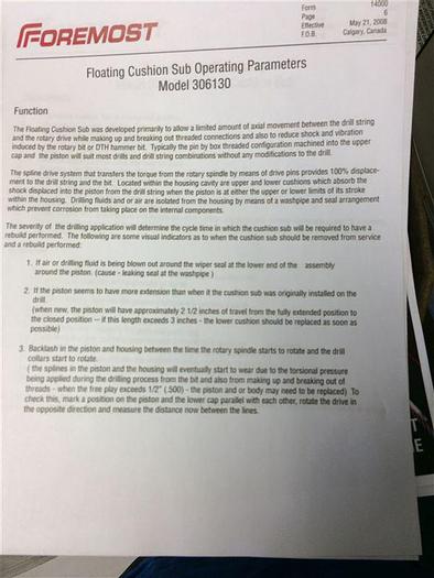 Used 0 Foremost Barber 306130