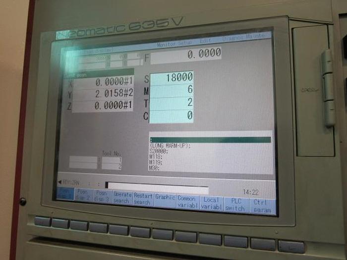 Used 2006 OKK VP9000 CNC Bridge Type Vertical Machining Center