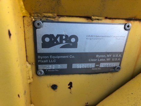 Used OXBO Pea Harvester