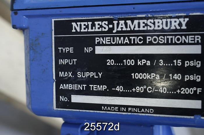 Used Neles Jamesbury 005-E1DA25AZ 1" Air Operated Ball Valve #25572