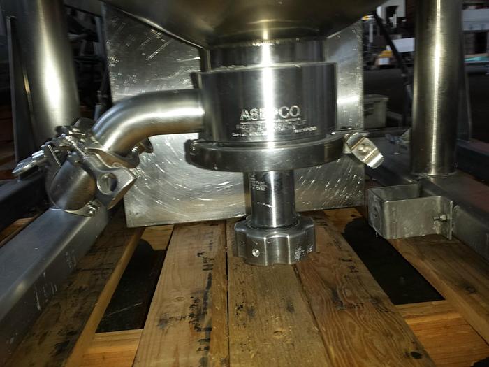 Used Tank, 55 Gallon, 316 Stainless Steel, 30" x 18", Agitated, FT/CB, Solvent, #S739052