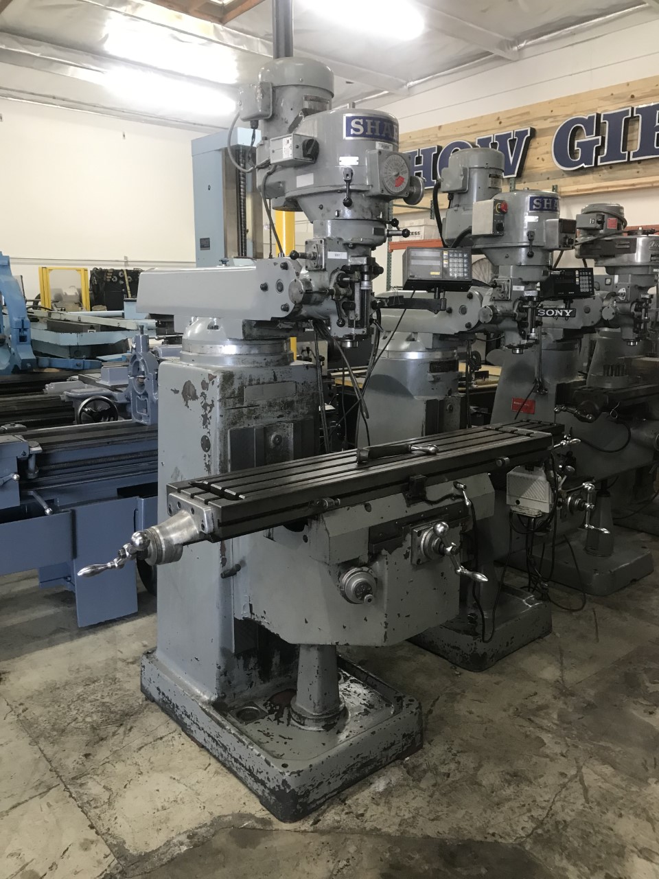 Used Sharp LMV-50 Vertical Mill 10" x 50" #6301