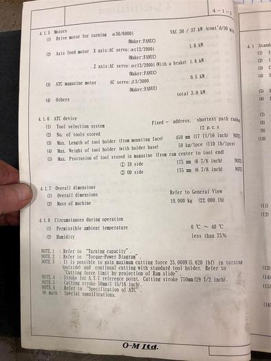 Used 2007 O-M Ltd. NEO-1O