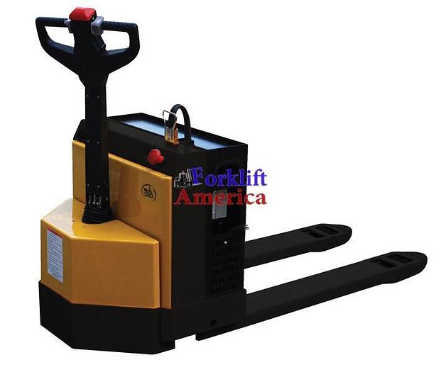 New 4500 LB. 27″x48″ Electric Pallet Truck (Platform & Scale Op...