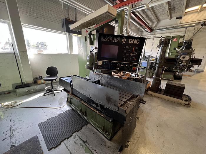 Used BRUGT CNC-BEDFRÆSER FABRIKAT LAGUN, MODEL FBF 1200