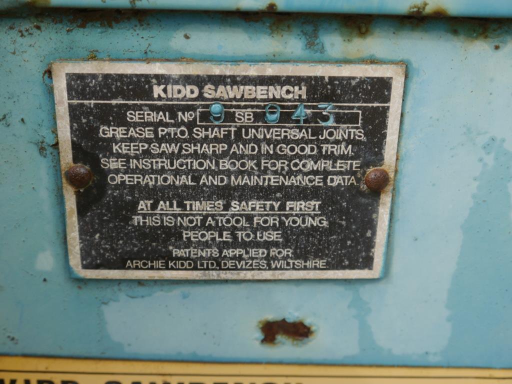 Used Kidd Saw Bench