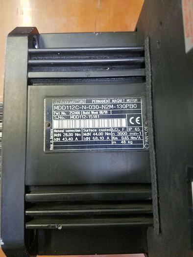 Used INDRAMAT MDD112C-N-030-N2M-130PBO