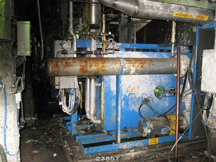 Used Kusters  Calender Two 3-Roll Soft Units, 150" Wide Rolls, Max Linear Pressure, 350 N/Mm, 2000Fpm Speed, Temperature 200 Degrees C 1 Ron Rolls, Temperature 110 Degrees C Covered Roll With Drive 3, Spare Rolls, Complete System #23857