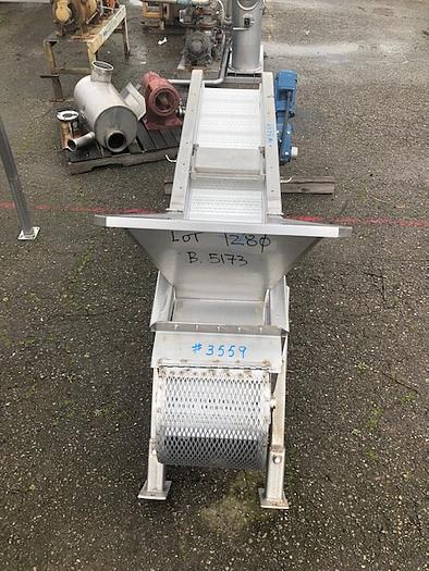 Used Intralox Flighted Belt Elevator