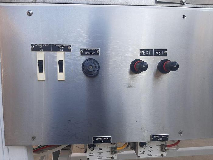 Used Filler, Piston, 2-Head, Simplex, S/st, Mdl AV200 #S744364