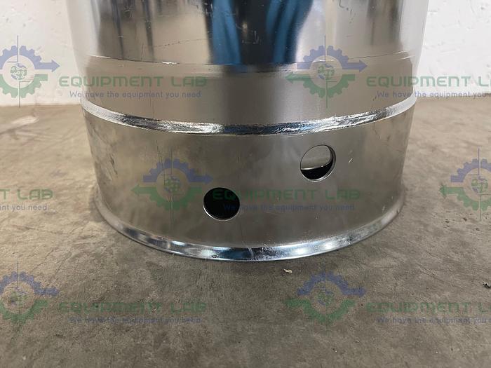 Used Alloy Products  20L 316 Stainless Steel Pressure Vessel 185 PSI w/ 22" Dip Tube