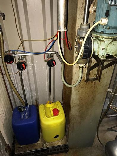 Used 2-step falling-film vacuum evaporator