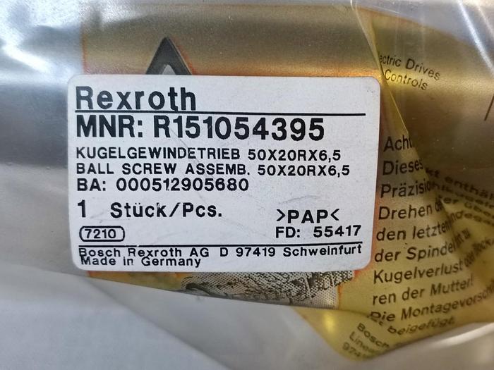Präzisions Kugelgewindetrieb, D50mm, 1635mm, Rexroth, neu