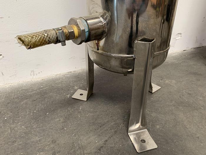 Used Stainless Steel 38" x 10" (3) Stage Sock Filters for...