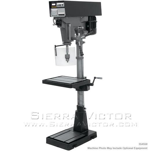 JET J-A5816, 15" Variable Speed Floor Model Drill Press 115/230V 1Ph, 354550, 354551