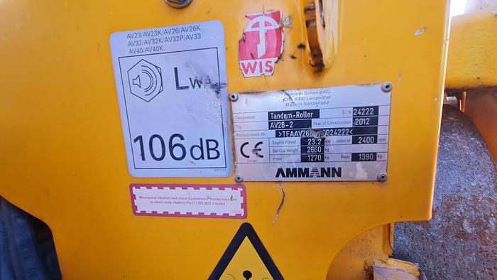 Usato Rullo compattatore 2012 AMMANN AV26-2