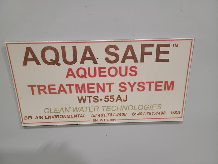 Used Aqua Safe Waste Treatment System
